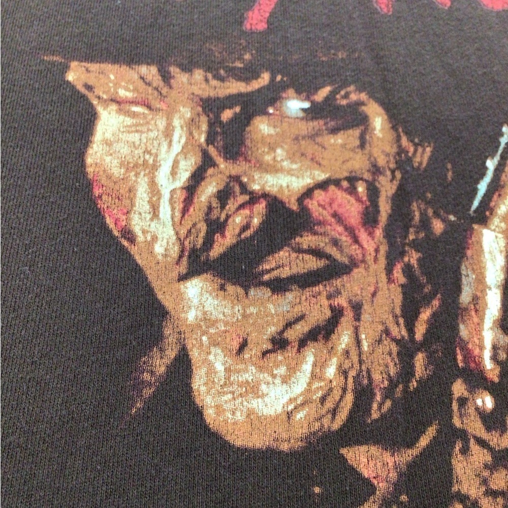 NWT A NIGHTMARE ON ELM STREET Brown Freddy Krueger Swrstshirt, Size Medium - Picture 12 of 16
